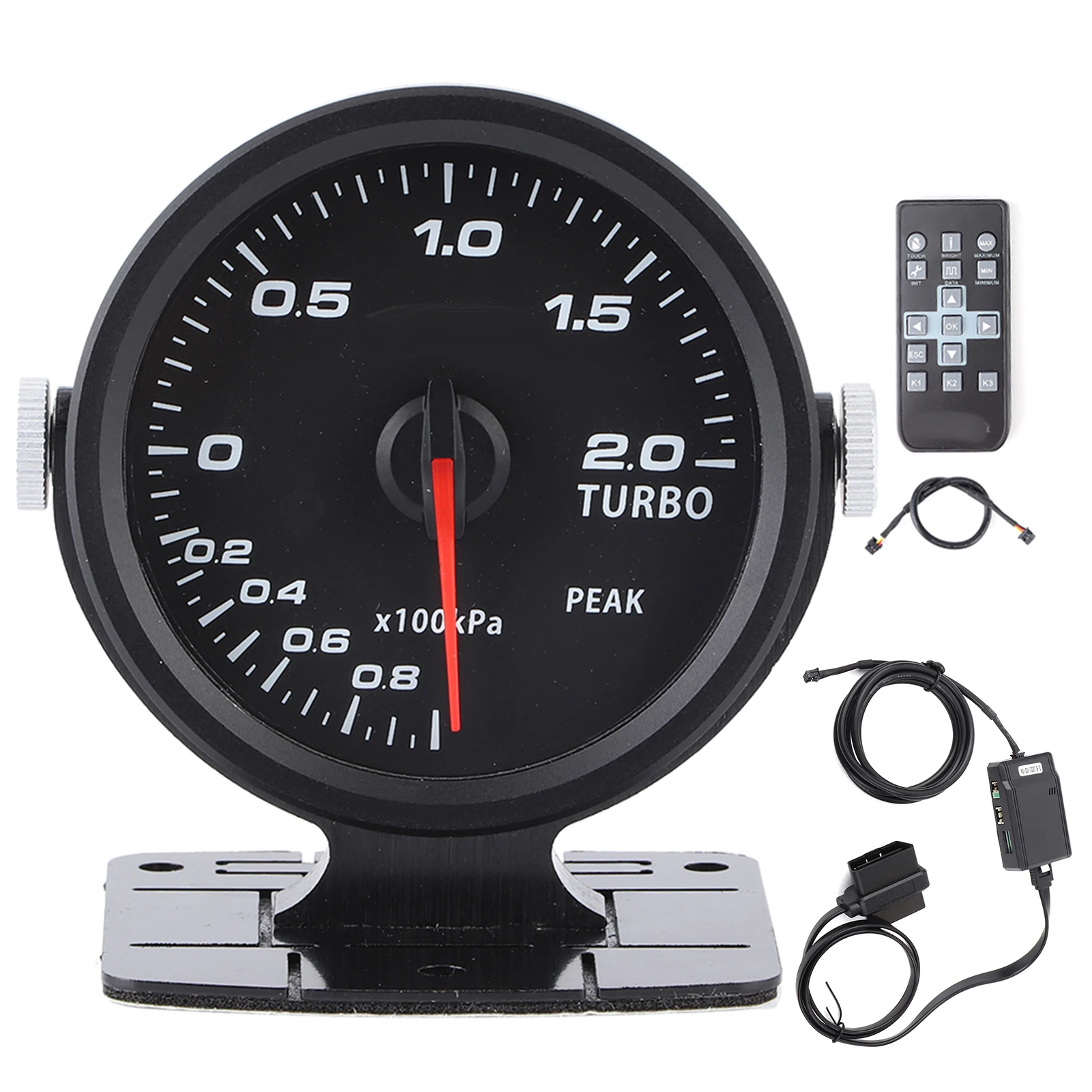 CAMMUS Turbo Boost манометр 60 мм тонированный 17 цветов OBD2 аксессуары для гоночных