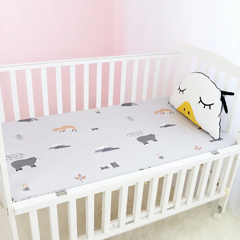 Простыни для детской кроватки простыни простые Стильные 100% хлопок 120*60 см| |