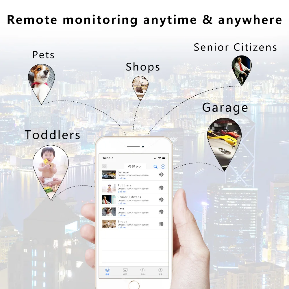 

Surveillance Camera With Wifi USB Mini Camera IP Full HD 1080P P2P CCTV Cloud Storage Smart AI Human Detection power bank