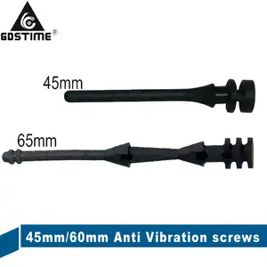 Силиконовые Винты для вентилятора ПК, 20 шт., 45 мм, 65 мм, с резьбой, с защитой от вибрации, шумопоглощающие вентиляторы для компьютера, резиновые шурупы