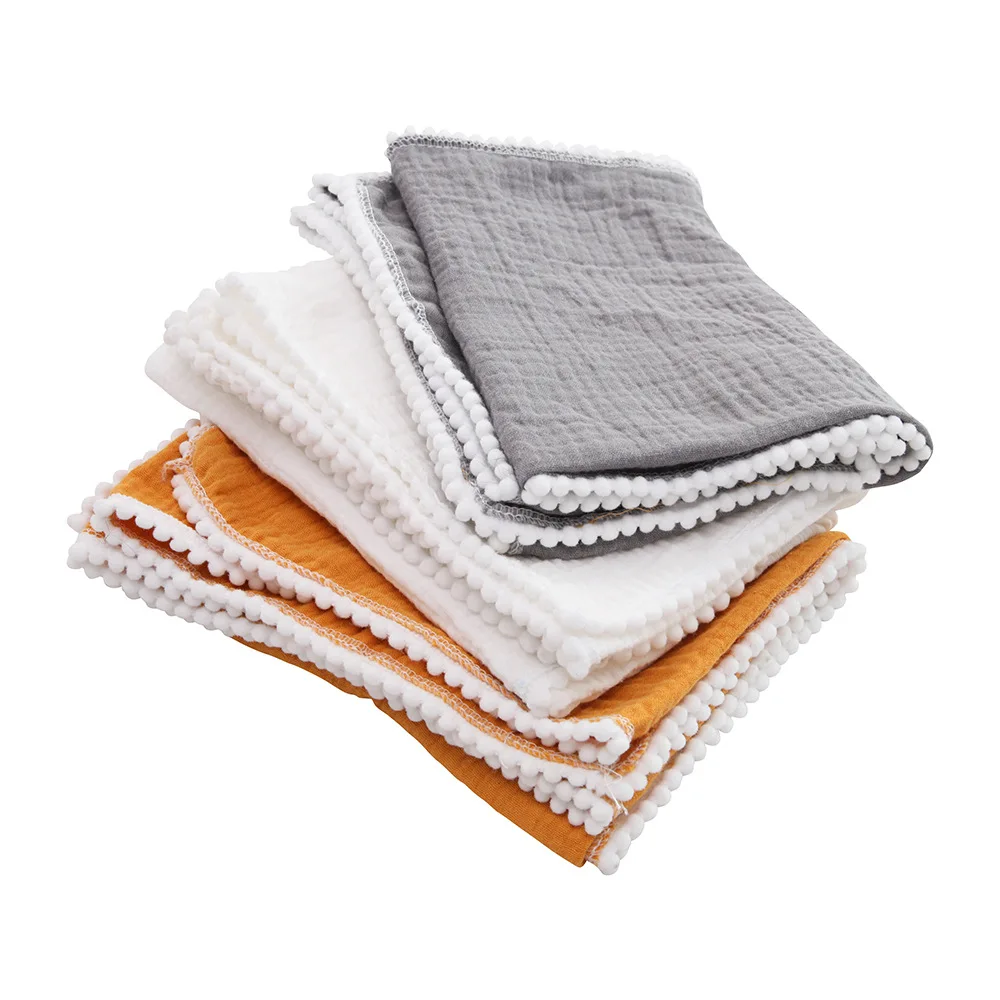 Baby Blanket Newborn Swaddle Wrap Muslin Bedding Cotton Gauze Receiving Kids Bath Towel