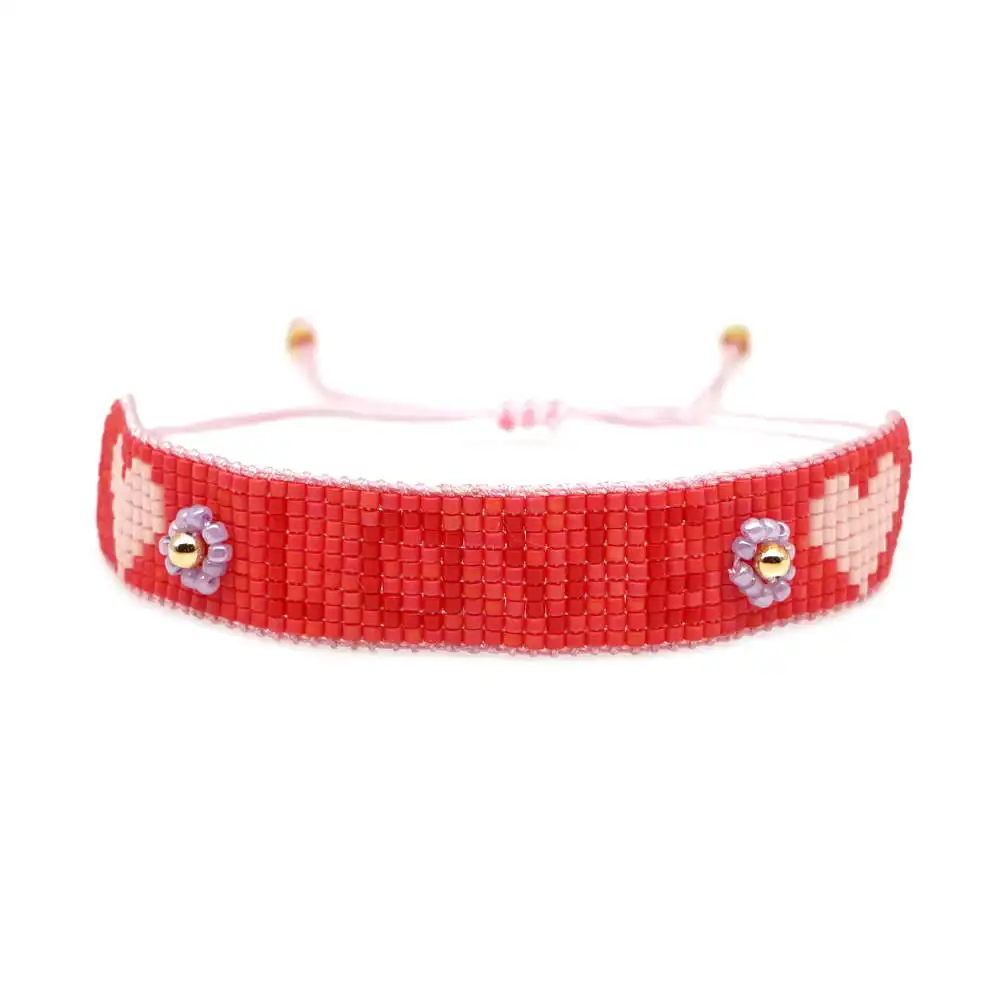 SHINUSBOHO 100% Миюки деликатные браслеты браслет с любовным сердцем на удачу Шарм