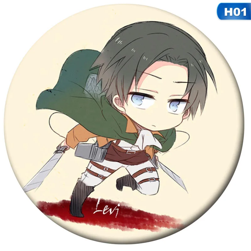1 шт. аниме Атака Титанов значок косплея мультфильм Eren брошь коллекция булавок