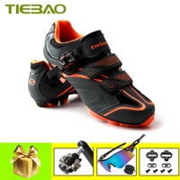 tiebao professional mtb spd shoes men women breathable self locking superstar original mountain bike sneakers riding bicyle shoe