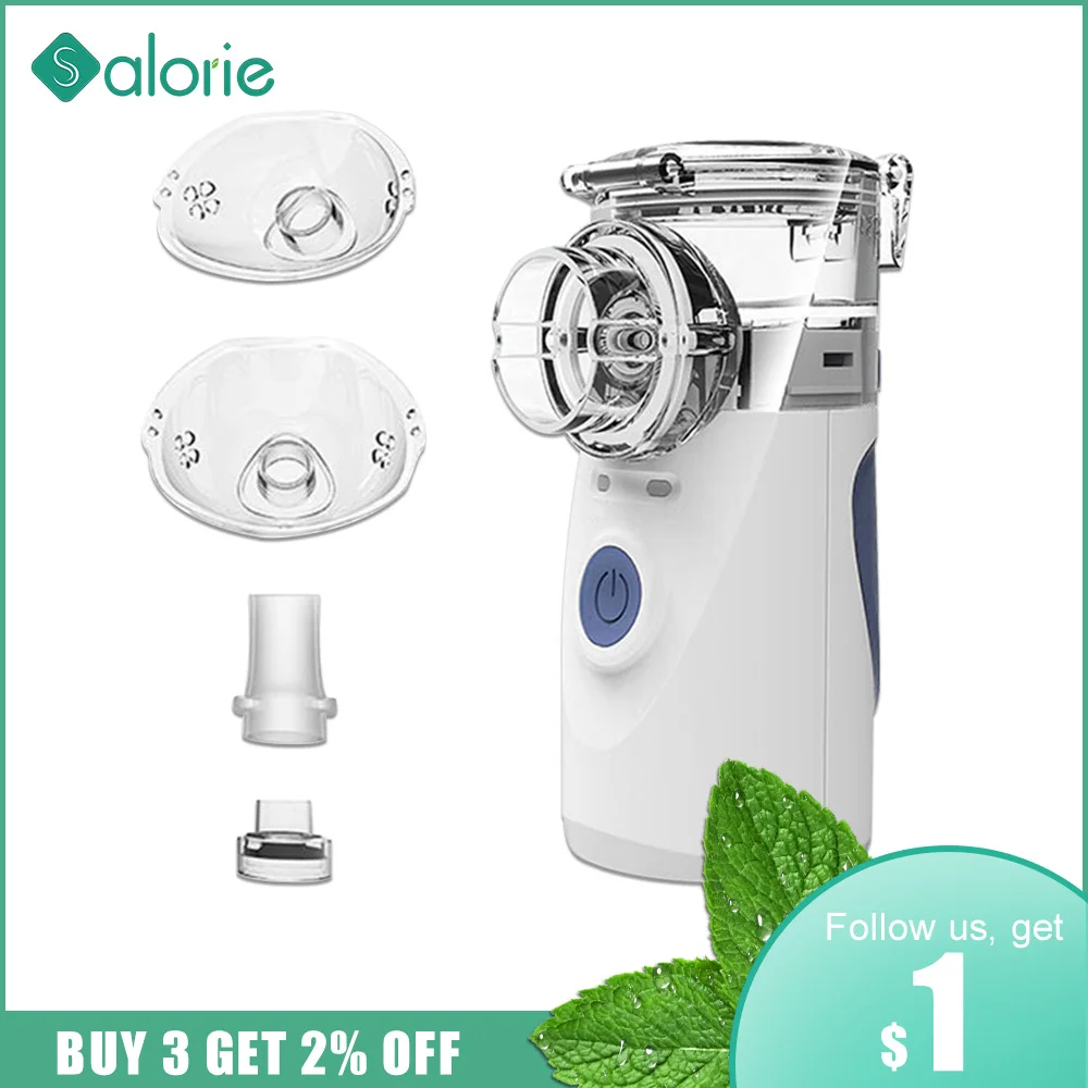 

Portable Nebulizer Machine Medical Atomizer Nebuliser Inhalator Nebulizator Silent Inhaler Humidificador Nebulizador Health Care