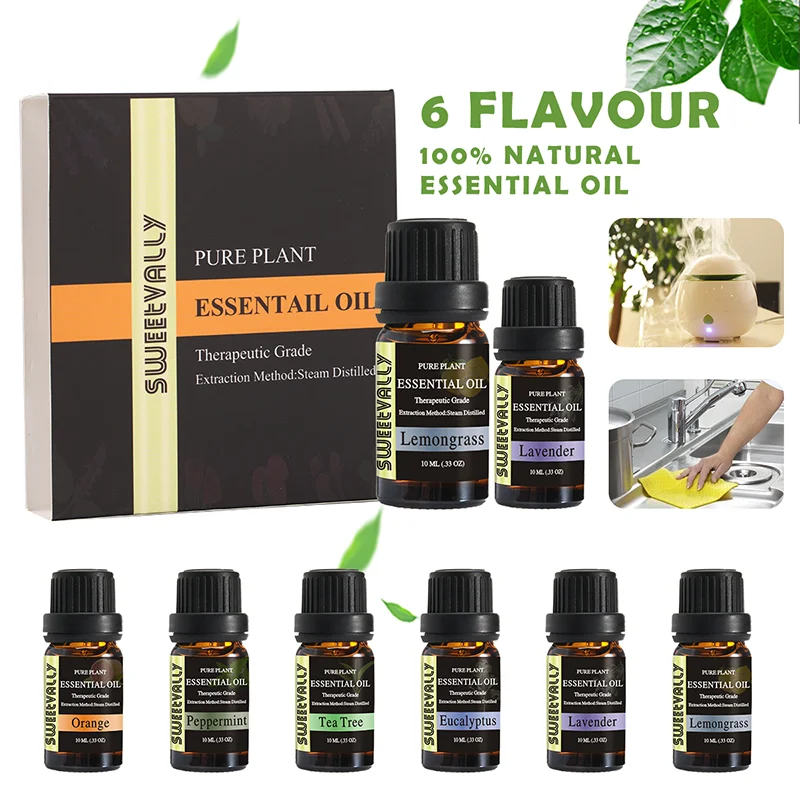 6 шт./компл. видов ароматерапии эвкалипт Лемонграсса| |