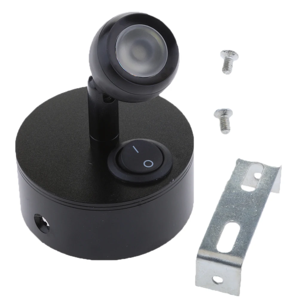 12V 1W Светодиодный точечный светильник для чтения RV Кемпер трейлер Лодка на стену