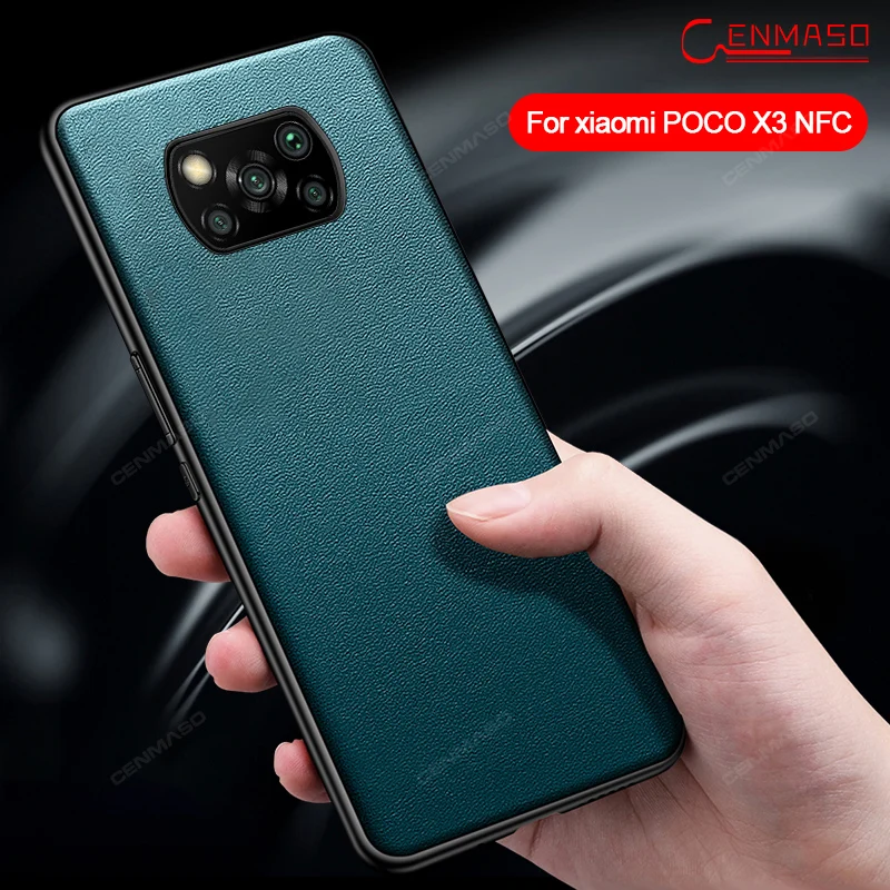 Защитный чехол для Xiaomi Poco X3 NFC F2 Pro модный кожаный Pocophone полный телефона|Бамперы| |