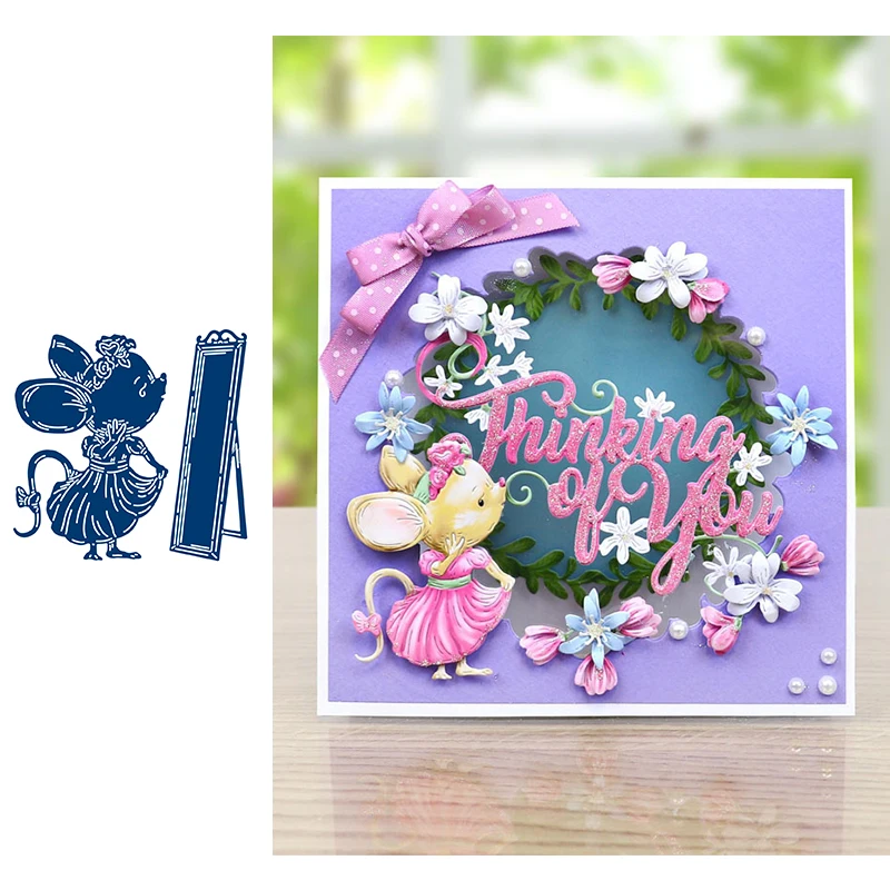 Милые ботинки с изображением слона и собаки в виде мыши цветов Металлические