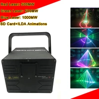 2w dmx rgb ilda animation laser projector scanner professional stage lighting dj disco bar club party wedding effect sd card
