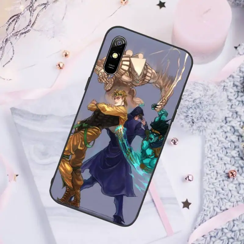 

Anime JoJo's Bizarre Adventure Phone Case For Xiaomi Redmi note 7 8 9 pro 8T 9A 9S Mi Note 10 Lite pro