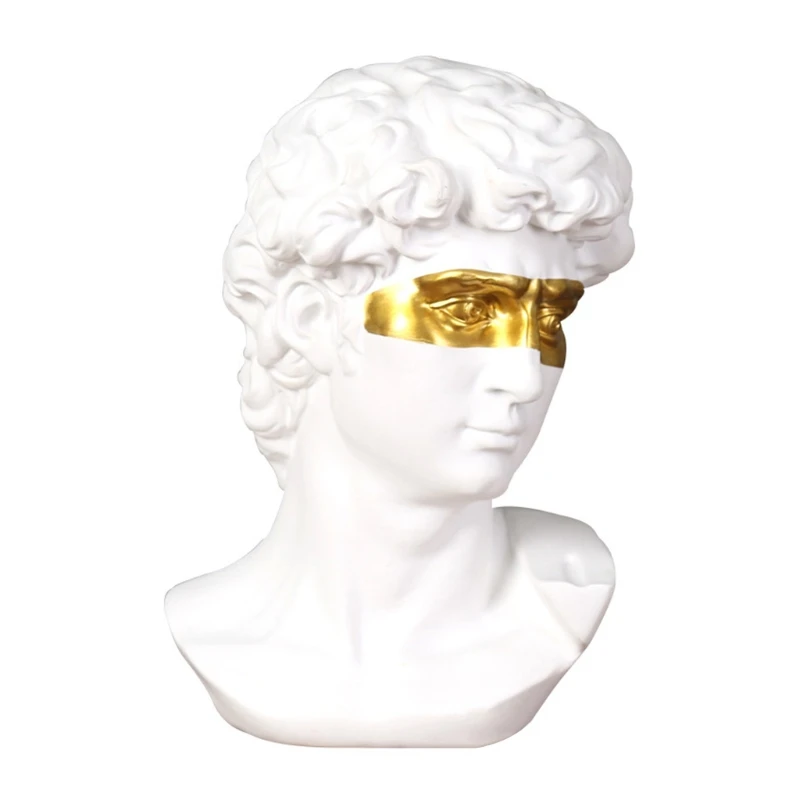 Эскизная модель повязка на глаза статуя Давида из смолы настольные украшения