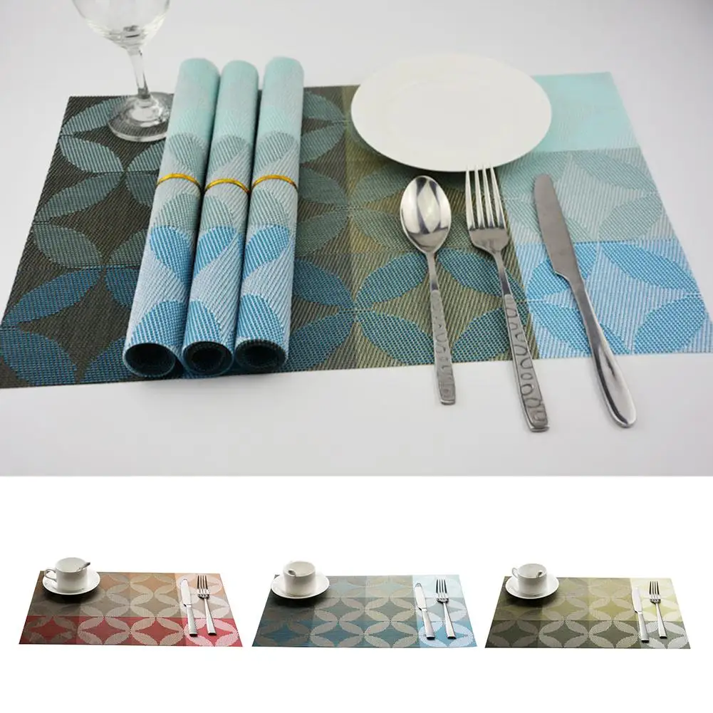 Кухонные столовые приборы с геометрическим принтом 1 шт. коврики для обеденного