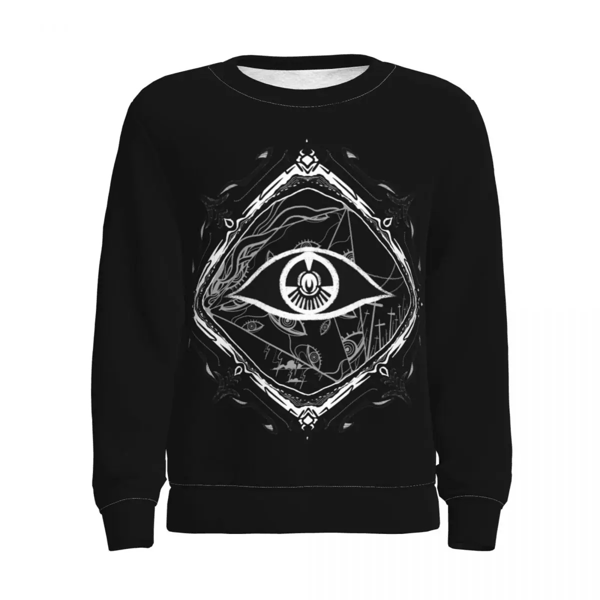 Devil Fashion Original Designer  Punk Rock Long Sleeve Couple Sweater Brand Men's Sweater Artist Round Neck Sweater
