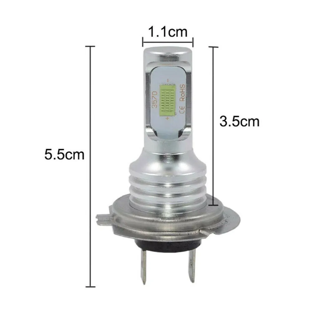 

Headlight Bulbs Kit LED Lights High Low Beam Ice Blue Replacement H7 LED 8000K