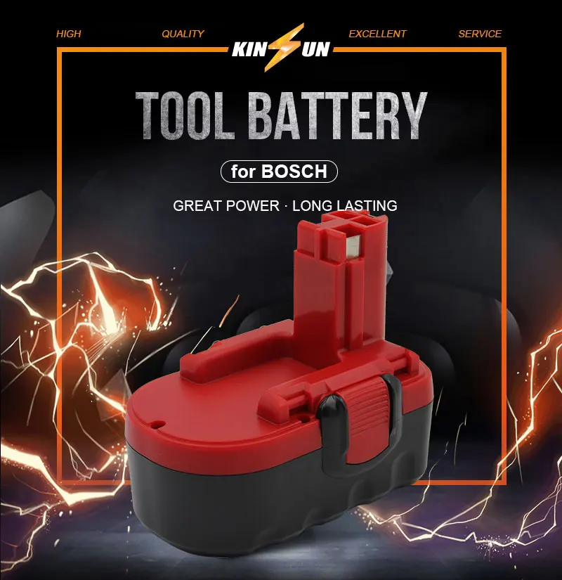 KINSUN Замена Мощность инструмент Батарея 18V 1.5Ah для Аккумуляторная дрель bosch 2 607 335 535 2 607 335 696 2 607 335 680 GSR 18V