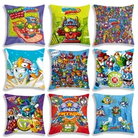 superzings pillow case 45cm no pillow insert superzings series 6 cartoon kids children cute bedroom decorate gift