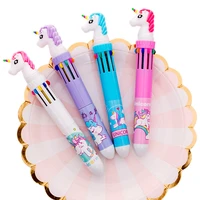 10 colors 1 pcsdream unicorn cute cartoon ballpoint pen school office supply gift stationery drawing toy pen for children