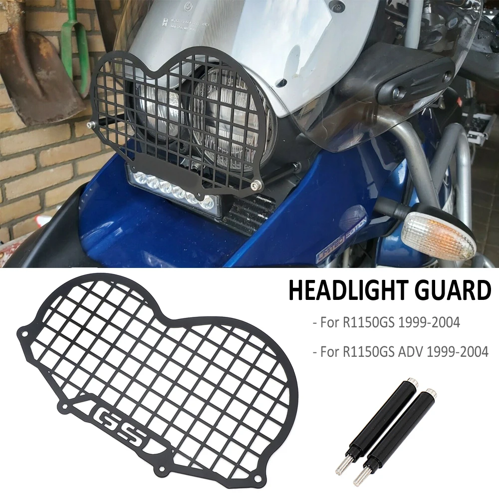 For BMW R1150GS & ADVENTURE 1999-2004 R 1150 GS 1150GS ADV Motorcycle Accessories Headlamp Headlight Guard Protector Grill Cover