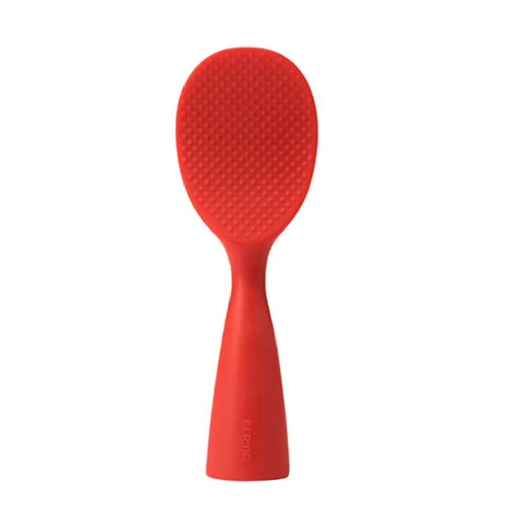 Potato Food Tools Anti-corrosive Heat Resistant Non-stick Restaurant Easy Clean Rice Spoon Silicone Paddle Free Standing | Дом и сад