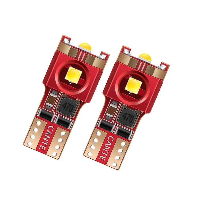 

2PCS T10 W5W New Super Bright LED Car Parking Lights WY5W 168 501 2825 Auto Wedge Turn Side Bulbs Car Interior Reading Dome Lamp