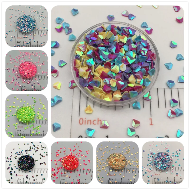 

30 г/лот 3 мм 3D Алмазные блёстки для рукоделия, рукоделие наполнитель, свадебные конфетти украшения оптом