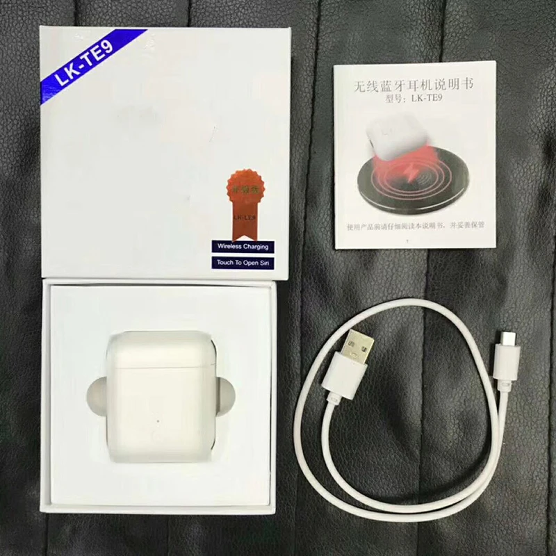 LK-TE9 Автоматическое Сопряжение Bluetooth наушники всплывающие беспроводные наушники мини наушники сенсорное управление гарнитура PK I1000 I2000 I5000 tws