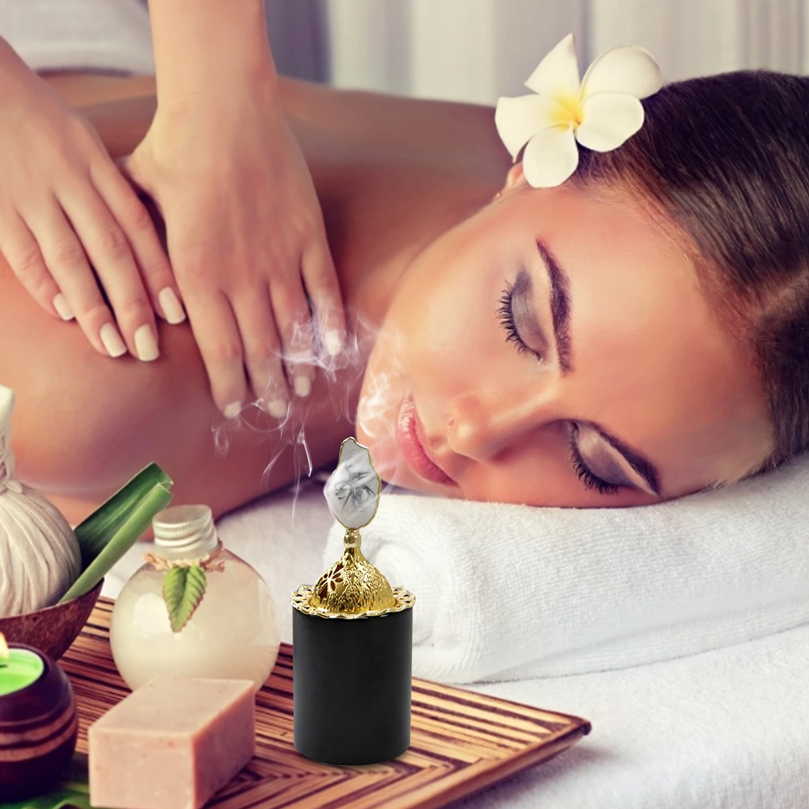 Керамическая курильница в скандинавском стиле для благовоний с ИД покрытием