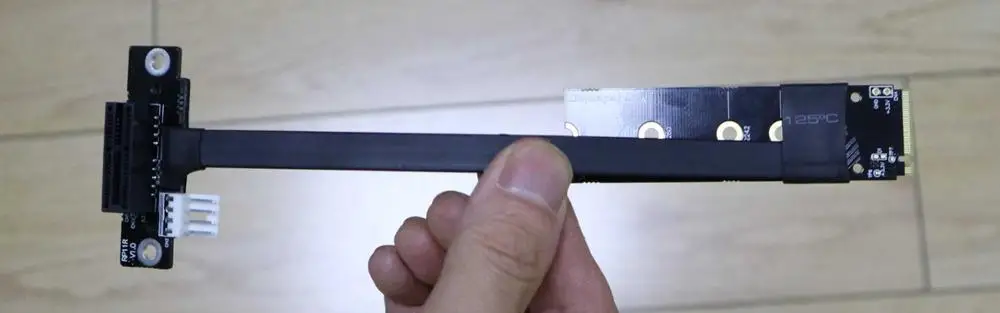 M.2 NVMe до x1 PCIe удлинительные кабели для майнинга BTC mining GPU PCI-E Удлинительный кабель M2
