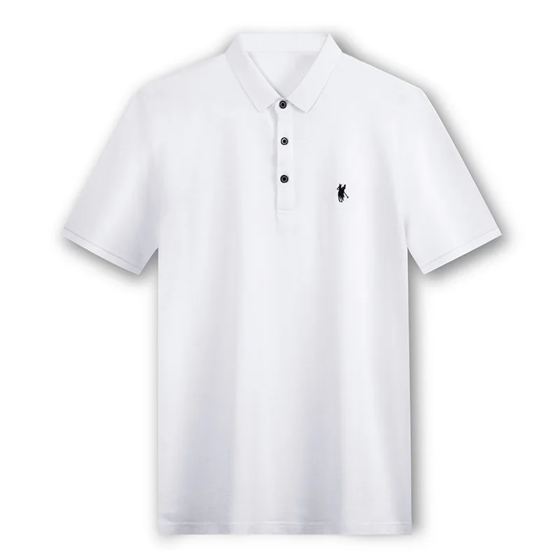 

Men's Polo Shirt summer thin embroidery short sleeve T-shirt business men's casual top loose version