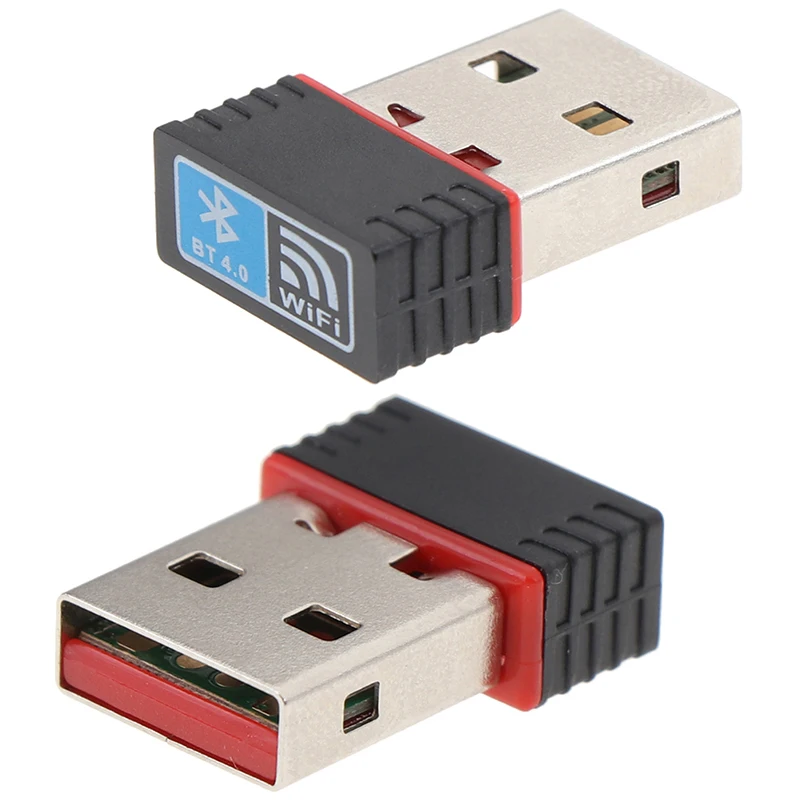 

Сетевая карта, 1 шт., 10 м, BT4.0, Mini USB, Wi-Fi, Bluetooth, 2 функции, беспроводная, 3G, 4G, для ноутбука, настольного компьютера