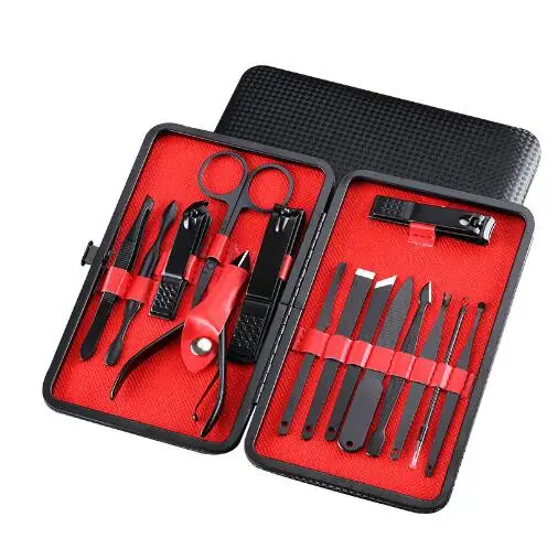 

7/8/10/12/15pcs/set New Manicure Nail Clippers Pedicure Set Portable Travel Hygiene Kit Stainless Steel Nail Cutter Tool Set