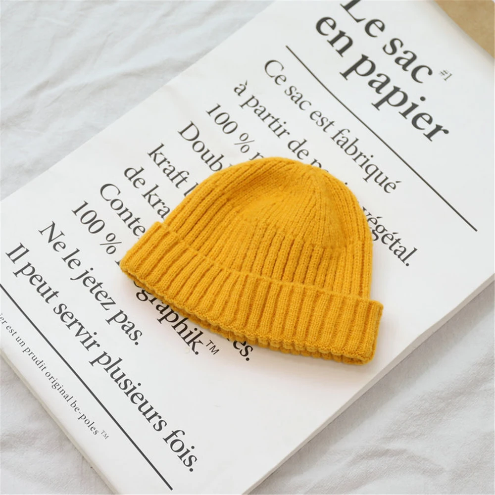 Новинка Осень зима ретро купольная теплая короткая шерстяная шапка Baotou Дыня