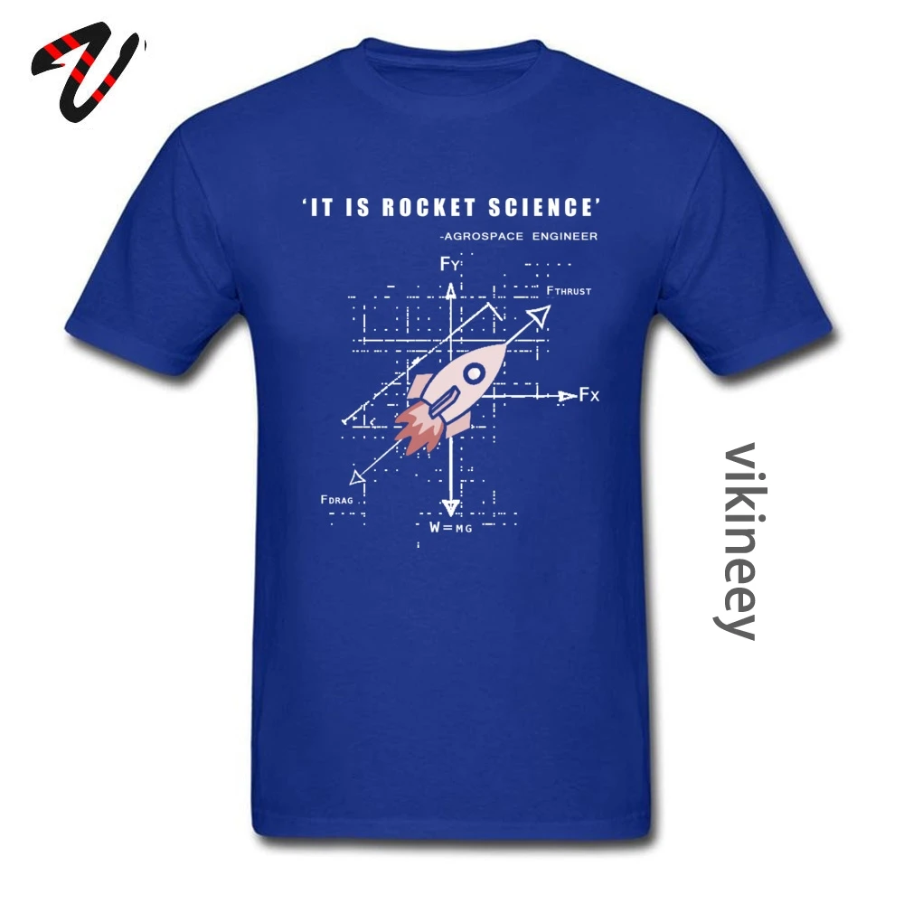 Мужские повседневные футболки It Is Rocket Science с агрокосмическим инженерным принтом
