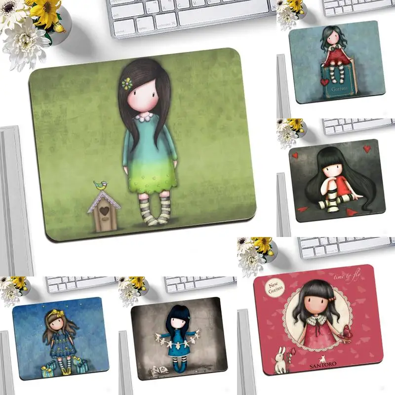 

Santoro Gorjuss Computer Laptop Gamer Keyboard Mousepad Gaming Accessories Small 20x25cm Deak Mat PC CS GO Carpet Mouse Pad