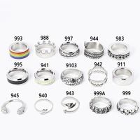 15pcs stainless steel cock ring with box penis ring bondage lock male metal ball delay ejaculation bdsm sex toys gift for men