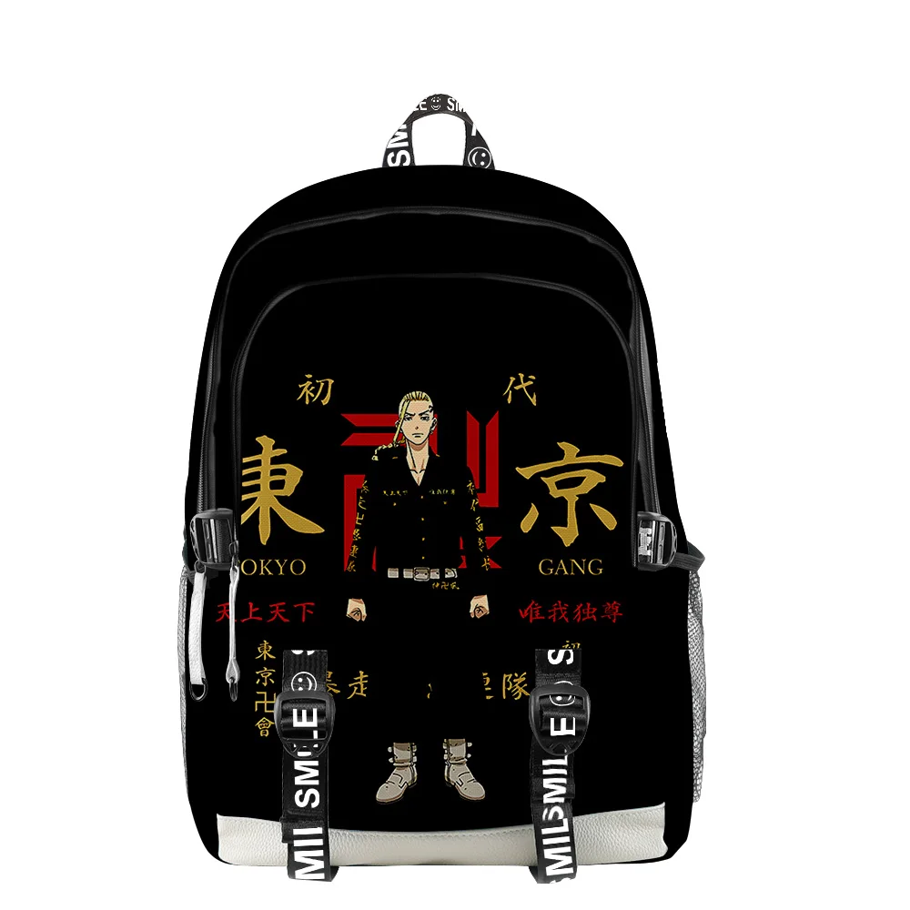 

2021 3D Tokyo Revengers Mikey Men Women Backpack Oxford School Bag Hip hop Style Teenager Girl Child Bag Travel Backpack