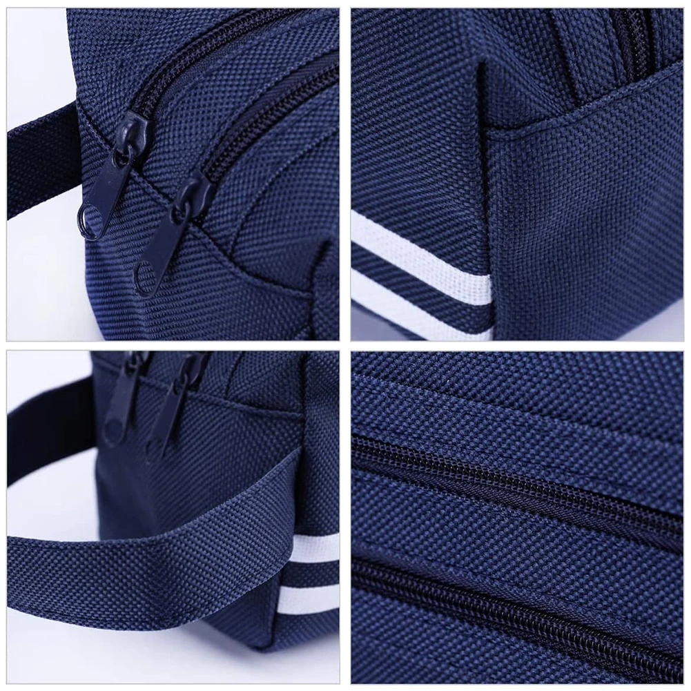 

Cloth Zipper Pen Box Pouch Storage Case School Office Stationary