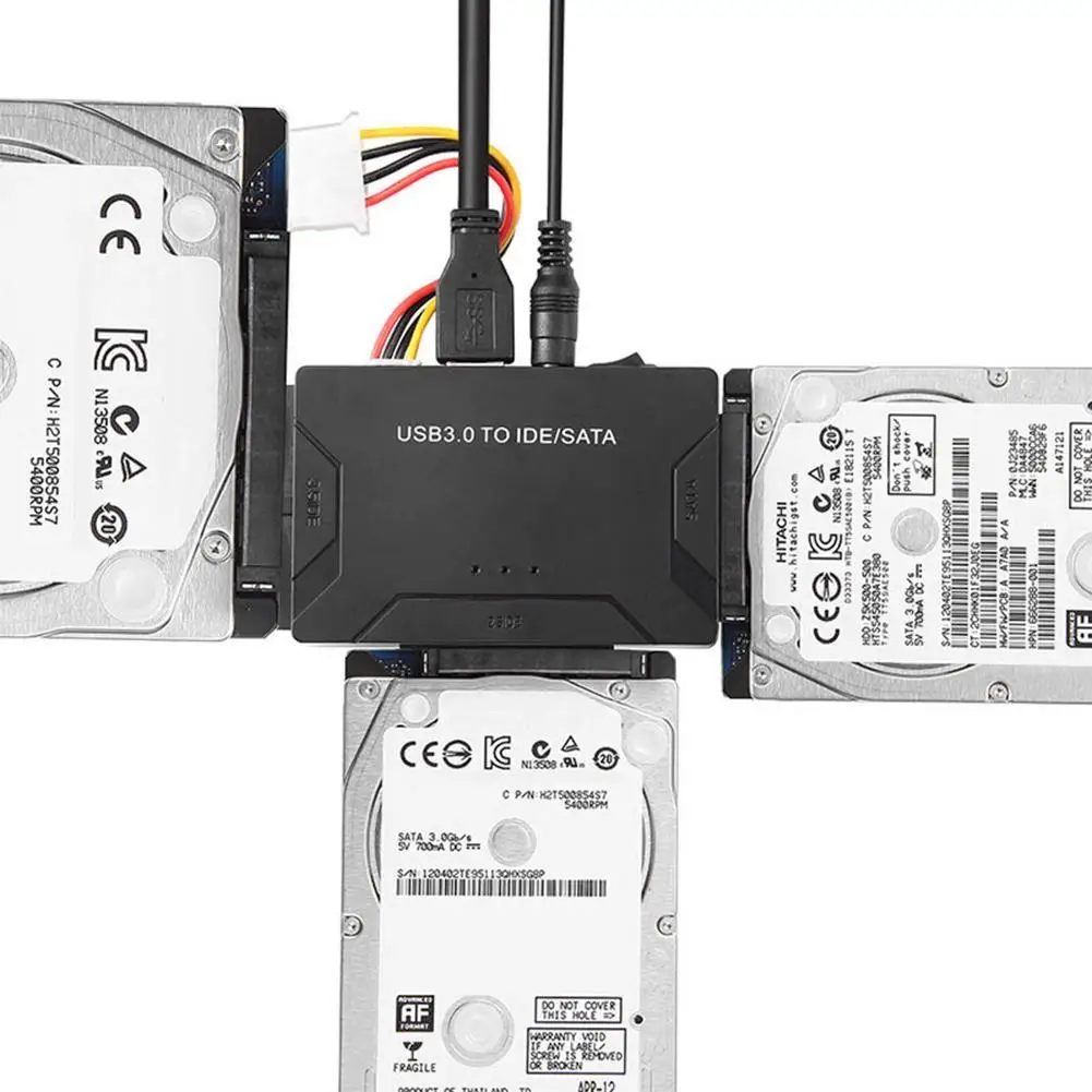 Универсальный конвертер USB3.0 в SATA/IDE 2.5in 3.5in внешний корпус для жесткого диска адаптер кабель 5 ГБ/с высокоскоростной для ПК и ноутбука Новый.