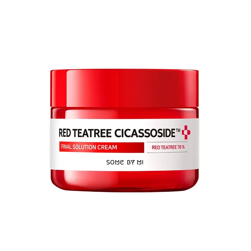 

SOME BY MI Red Teatree Cicassoside Final Solution Cream 60ml Hydrating Soothing Skin Care Moisturizing After Face Cream Day Care
