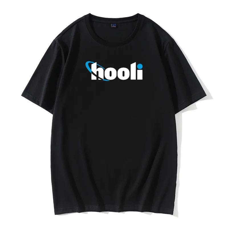 Футболка Hooli мужская с логотипом Силиконовая долина 100% хлопок - купить по