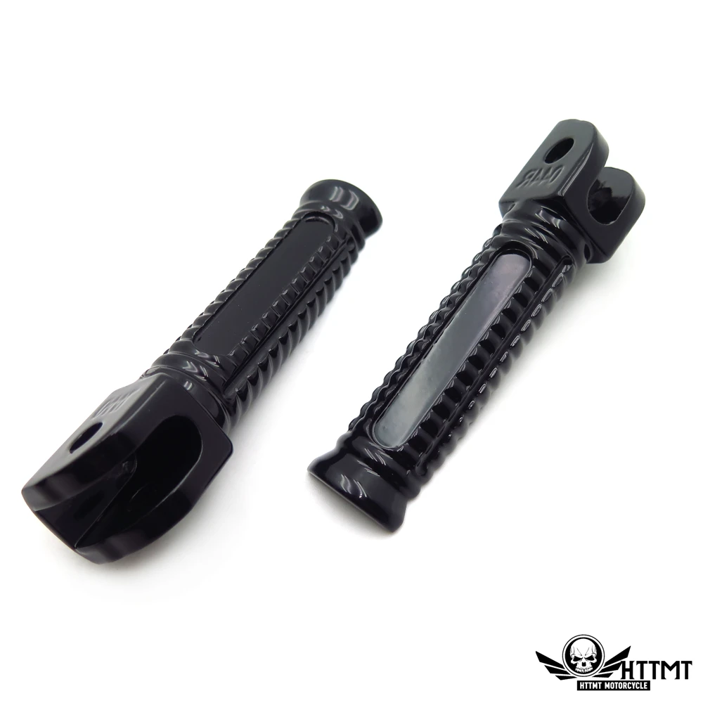 Черный цвет вид спереди Racing подножки для 1999 2007 Suzuki GSX 1300R Hayabusa 2008 2013 B King aftermarket