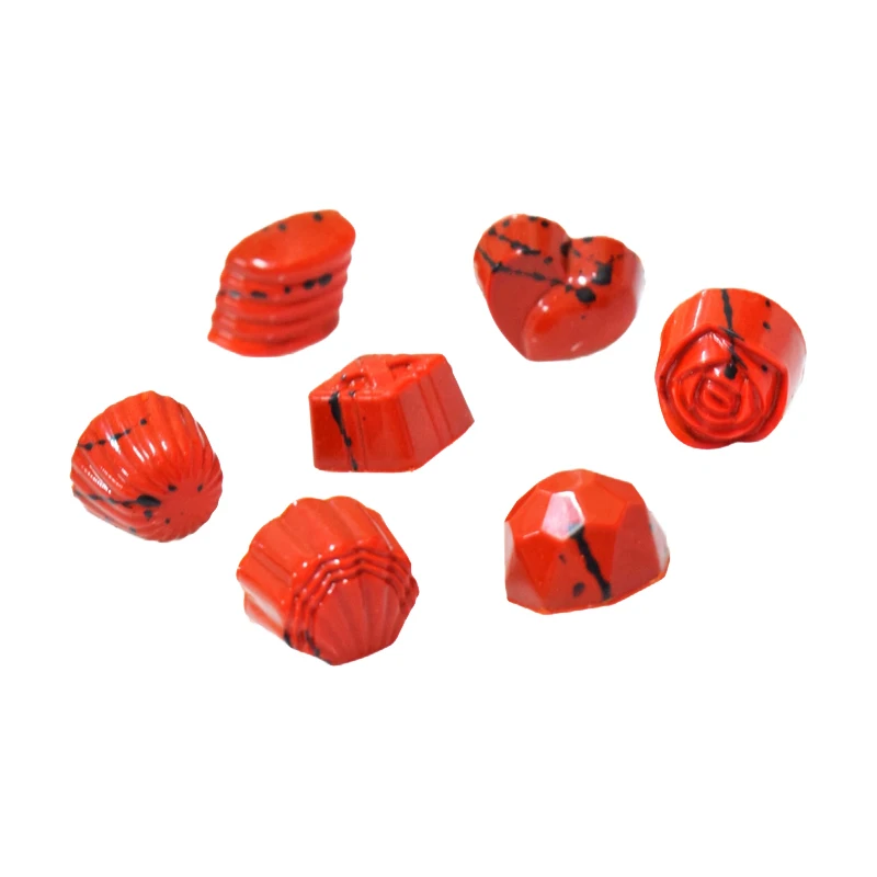 Meibum Polycarbonate Chocolate Mold 7 Types Pattern Confectionery Baking Tools 32 Cavity 10g Candy Decorating PC Plastic Mould | Дом и сад