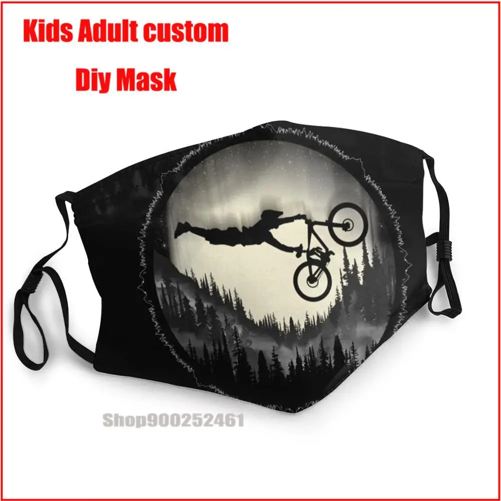 

MTB Trickz DIY mask for face fashion face mask washable mouth mask cotton mask pm2.5 funny pattem print grimace ghost