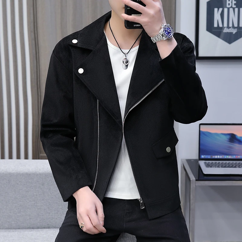 2021 брендовая одежда осень зима новинка мужское короткое пальто двойная