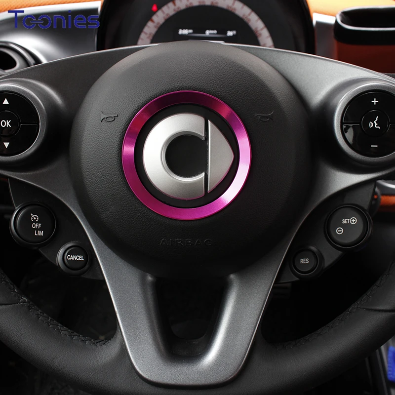 Украшение на руль автомобиля для Mercedes Smart 453 Fortwo Forfour аксессуары модификации