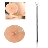 1 silver blackhead acne acne blemish remover stainless steel needle removal tool pore cleanser facial skin care
