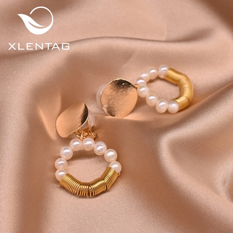 Xlentag натуральный пресноводный жемчуг богемные серьги в виде капель для Для