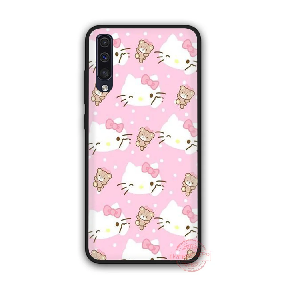 6 WEBBEDEPP Hello kitty Мягкий чехол для телефона для samsung A10S A6 7 8 9 A10 20 A40 A50 A60 A70S M10 M20 30 - Цвет: 6