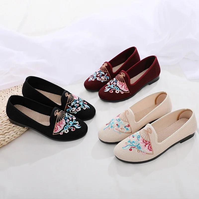 Модная женская обувь Классическая Тканевая Новинка 2020 года Обувь для мам в